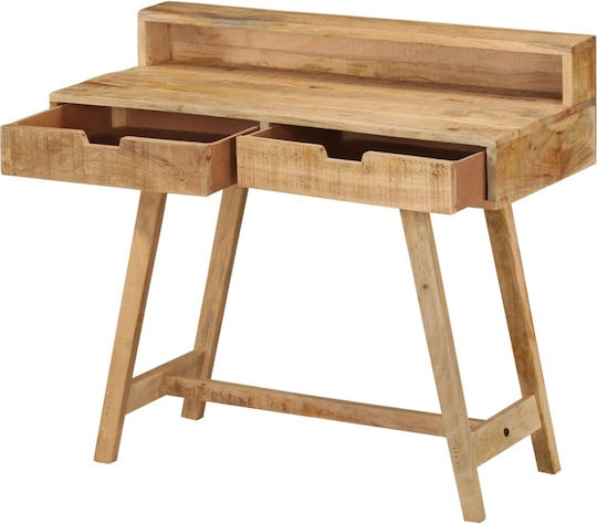 Бюро Дървено Бежово 100x45x90см