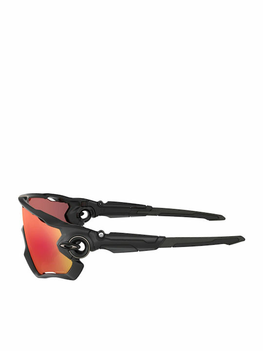 Oakley Jawbreaker Men's Sunglasses with Black Plastic Frame and Orange Lens OO9290-48