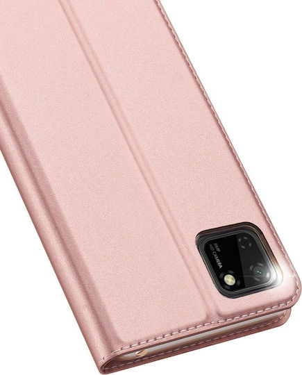 Dux Ducis Skin Pro Книга Изкуствена кожа Розово злато (Huawei Y5p)