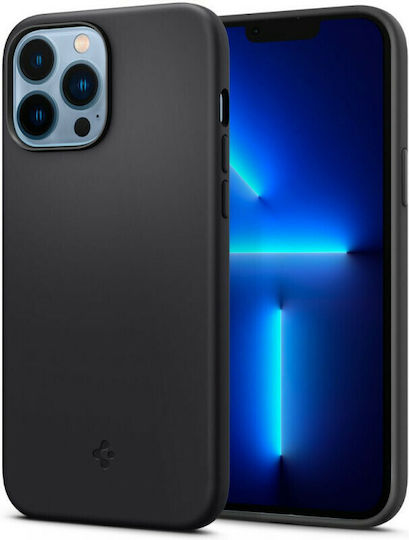 Spigen Silicone Fit Coperta din spate Silicon Negru (iPhone 13 Pro Max) ACS03228