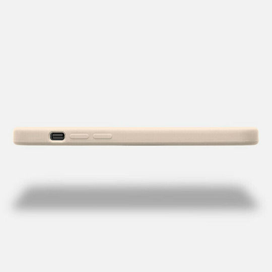 KWmobile Flexible Rubber Back Cover Silicone Beige (iPhone 12 / 12 Pro)