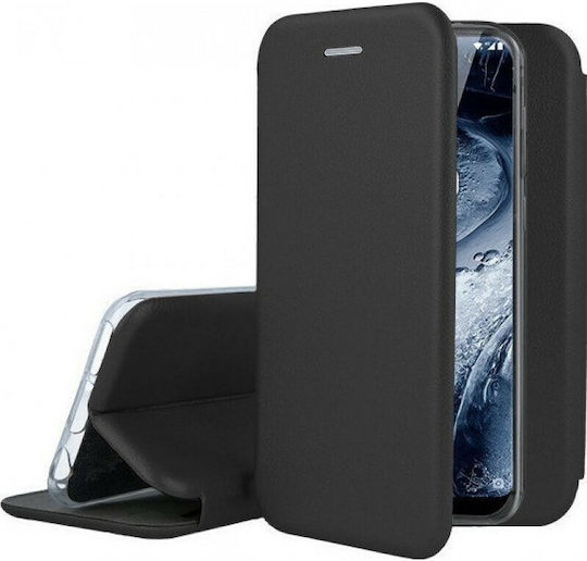 Forcell Book Δερματίνης Μαύρο (Galaxy A50)