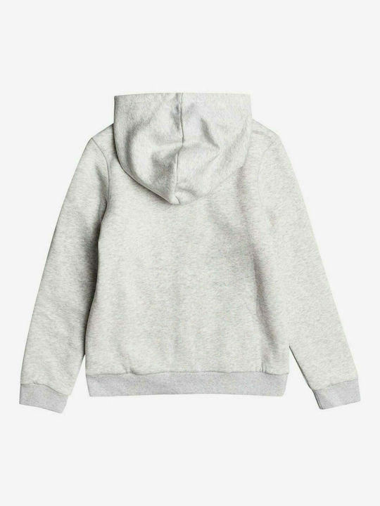 Roxy Girls Hooded Sweatshirt with Zipper White