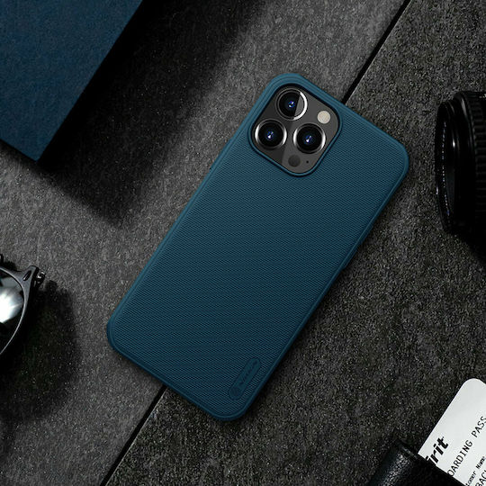 Nillkin Super Frosted Magnetic Back Cover Plastic Blue (iPhone 13 Pro Max)