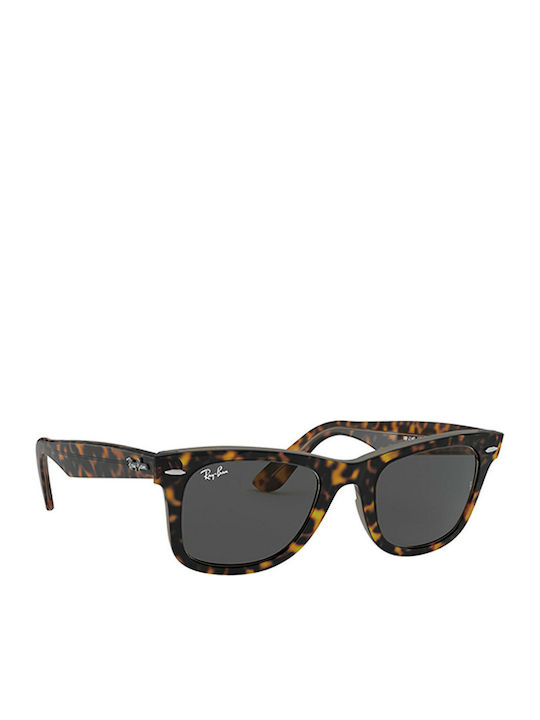 Ray Ban Wayfarer Унисекс Слънчеви Очила с Кафяви Костенуркови Пластмасови Рамки и Черни Стъкла