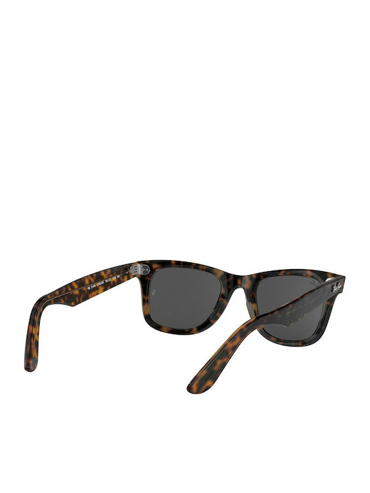 Ray Ban Wayfarer Унисекс Слънчеви Очила с Кафяви Костенуркови Пластмасови Рамки и Черни Стъкла