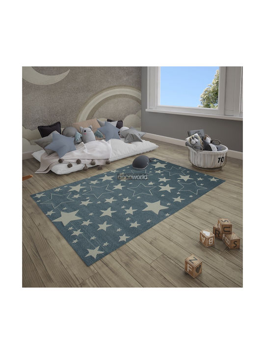 Koulis Carpets Παιδικό Χαλί Αστέρια 133x190cm Πάχους 13mm 1325A