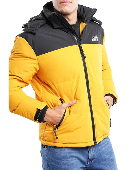 Winter Jacke Puffer Gelb