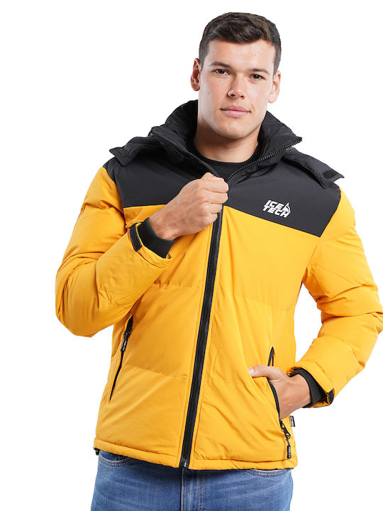 Winter Jacke Puffer Gelb