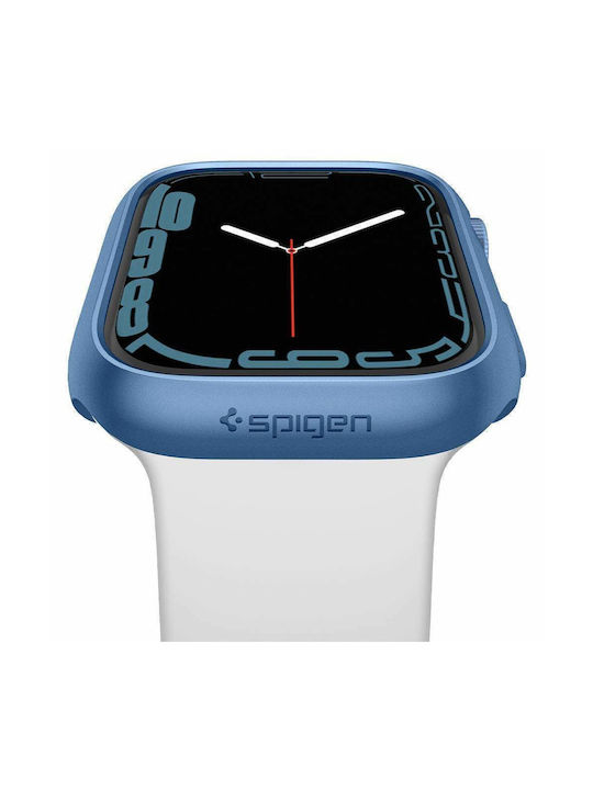 Spigen Thin Fit Plastic Case Metallic Blue for Apple Watch 45mm