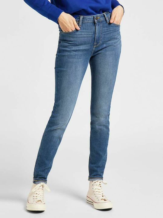 Scarlett Women's Jean Trousers Mid Rise in Slim Fit