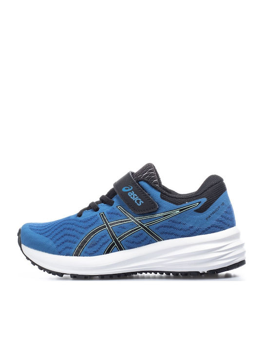 Patriot 12 PS Kids Sports Shoes Running with Hoop & Loop Closure Blue