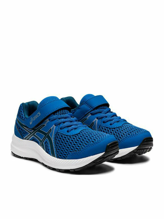 Contend Kids Sports Shoes Running with Hoop & Loop Closure Blue