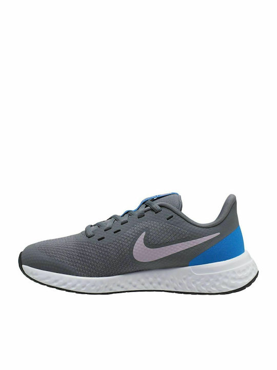 Revolution 5 Gs Αθλητικά Παιδικά Παπούτσια Running με Κορδόνια Γκρι