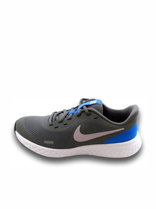 Revolution 5 Gs Αθλητικά Παιδικά Παπούτσια Running με Κορδόνια Γκρι