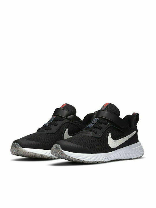 Revolution Revolution 5 MTF Kids Sports Shoes Running with Hoop & Loop Closure Black