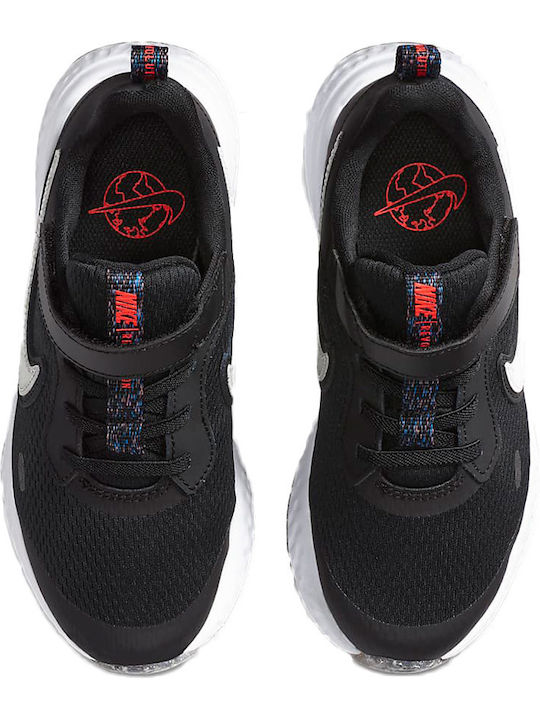 Revolution Revolution 5 MTF Kids Sports Shoes Running with Hoop & Loop Closure Black