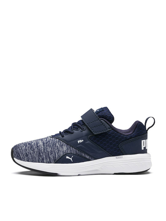 Comet V Kids Sports Shoes Running with Hoop & Loop Closure Navy Blue
