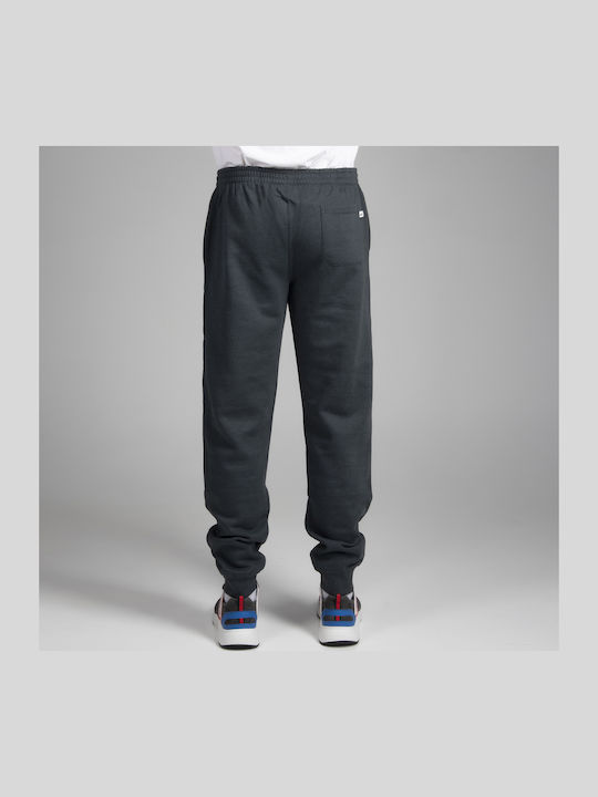 Cuffed Sweatpants with Elastic Anthracite