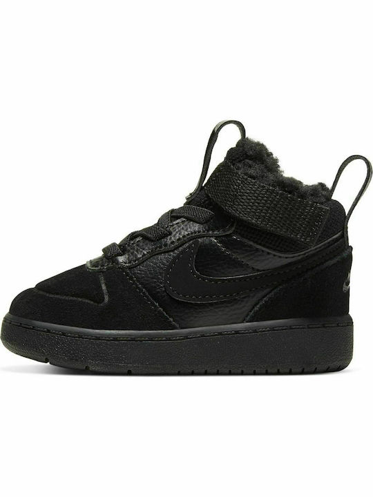 Nike Αthletische Kinderschuhe Court Borough 2 Schwarz