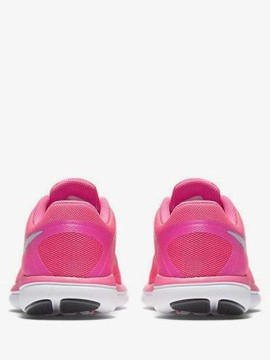 Flex 2016 RN GS Kids Sports Shoes Running with Laces Fuchsia