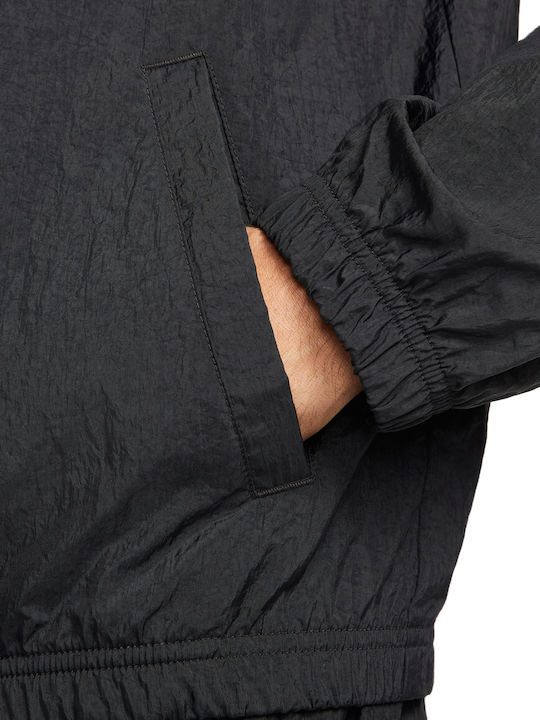 Sportswear Sport Essentials Σετ Φόρμας Γυαλιστερό με Λάστιχο Μαύρο