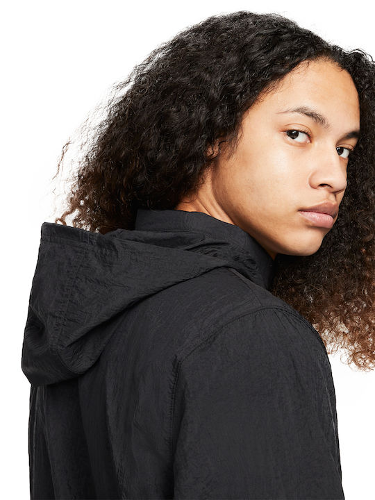 Sportswear Sport Essentials Σετ Φόρμας Γυαλιστερό με Λάστιχο Μαύρο