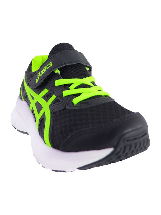 Jolt 3 Kids Sports Shoes Running with Hoop & Loop Closure Black