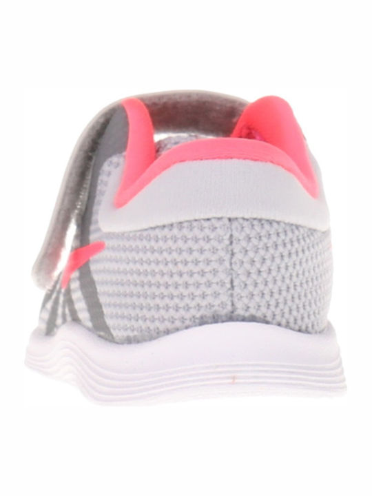 Revolution Revolution 4 TD Kids Sports Shoes Running with Hoop & Loop Closure Gray