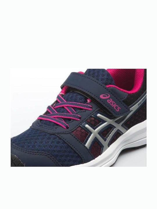 Patriot 9 PS Kids Sports Shoes Running with Hoop & Loop Closure Navy Blue