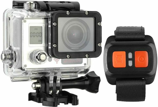 Amkov AMK7000S Action Camera 4K Ultra HD Underwater with Screen 2" and Wi-Fi Silver