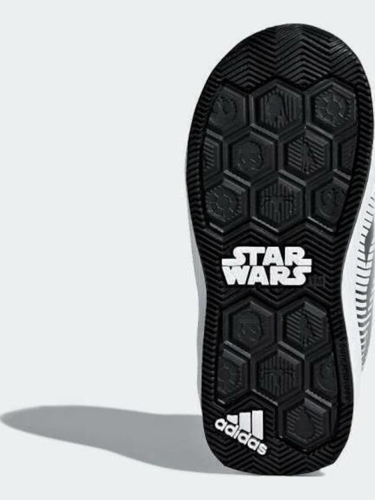 RapidaRun StarWars I Kinder Sportschuhe Laufen mit Bügel- und Schleifenverschluss Weiß