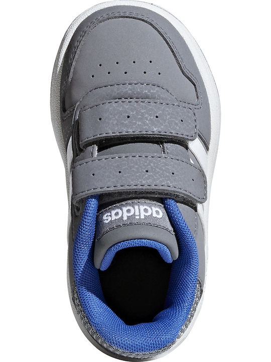 VS Hoops 2 CMF Incaltaminte Sport Copii Baschet Cu Închidere Hoop & Loop Gri