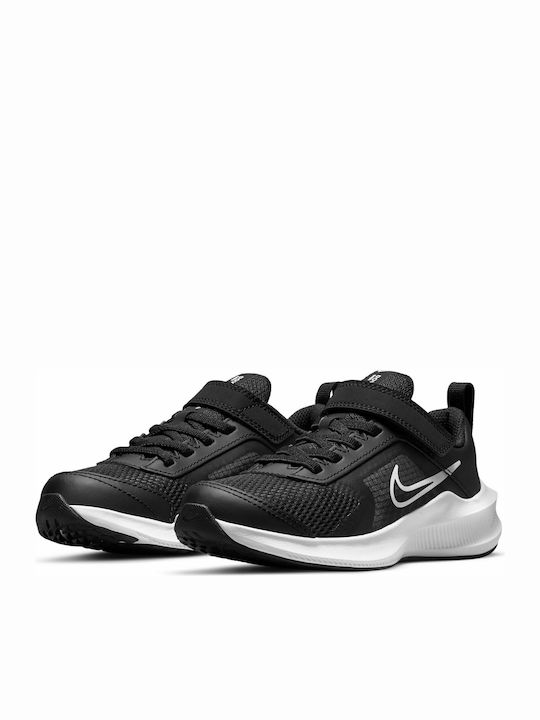 Downshifter 11 Αθλητικά Παιδικά Παπούτσια Running με Σκρατς Black / White