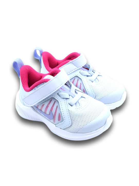 Downshifter Downshifter 10 Kids Sports Shoes Running with Hoop & Loop Closure Light Blue