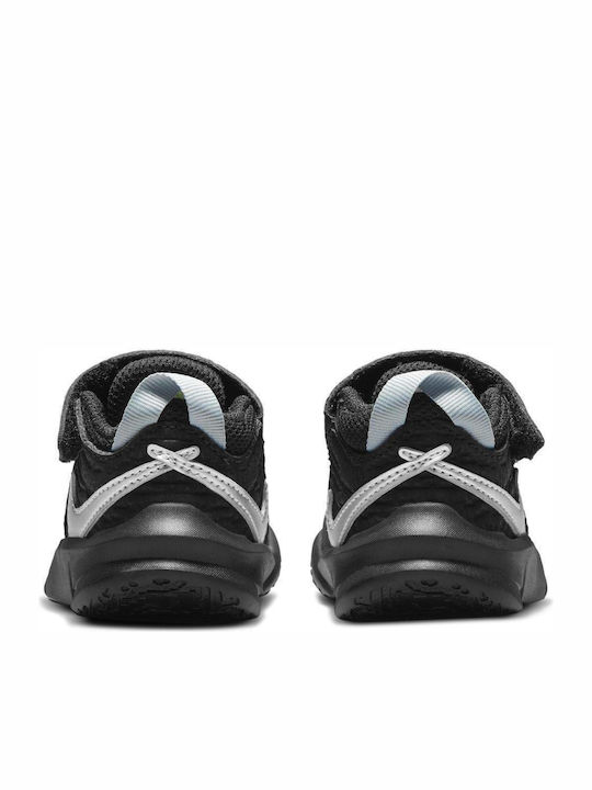 Team Hustle D 10 TD Αθλητικά Παιδικά Παπούτσια Running με Σκρατς Black / Volt / White / Metallic Silver