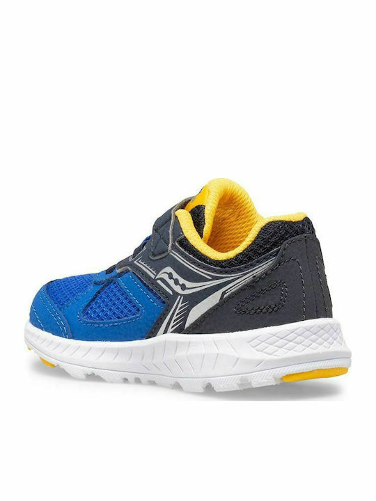 Cohesion Waterproof Kids Sports Shoes Running with Hoop & Loop Closure Blue