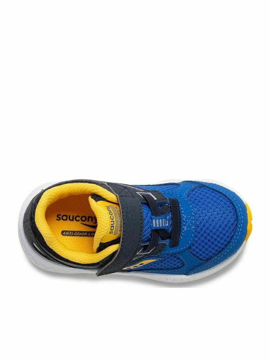Cohesion Waterproof Kids Sports Shoes Running with Hoop & Loop Closure Blue