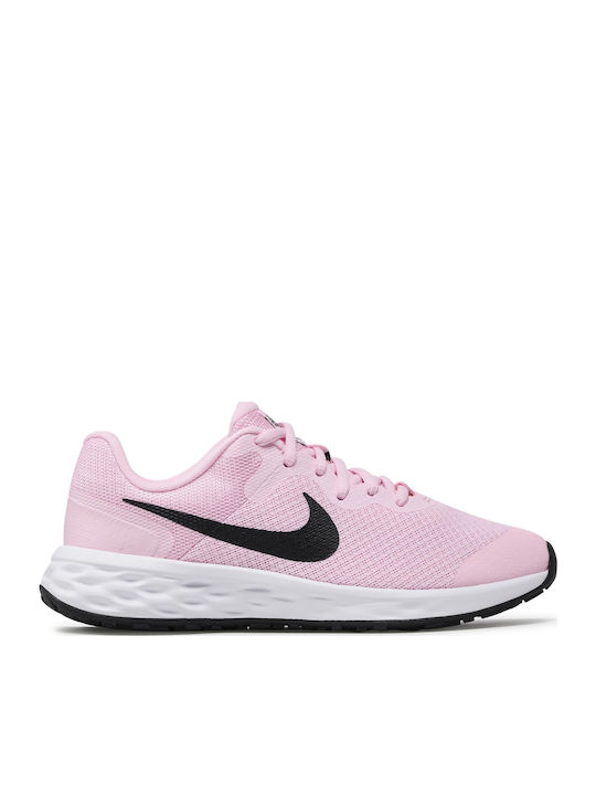 Revolution Revolution 6 Kids Sports Shoes Running with Laces Pink Foam / Black