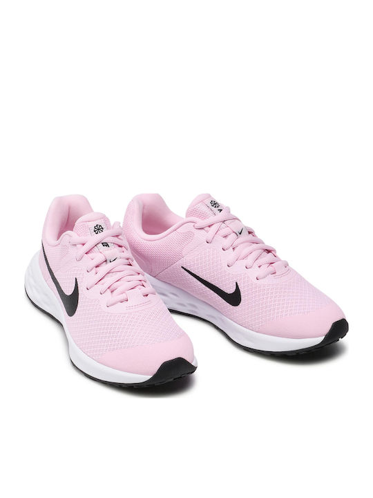 Revolution Revolution 6 Kids Sports Shoes Running with Laces Pink Foam / Black