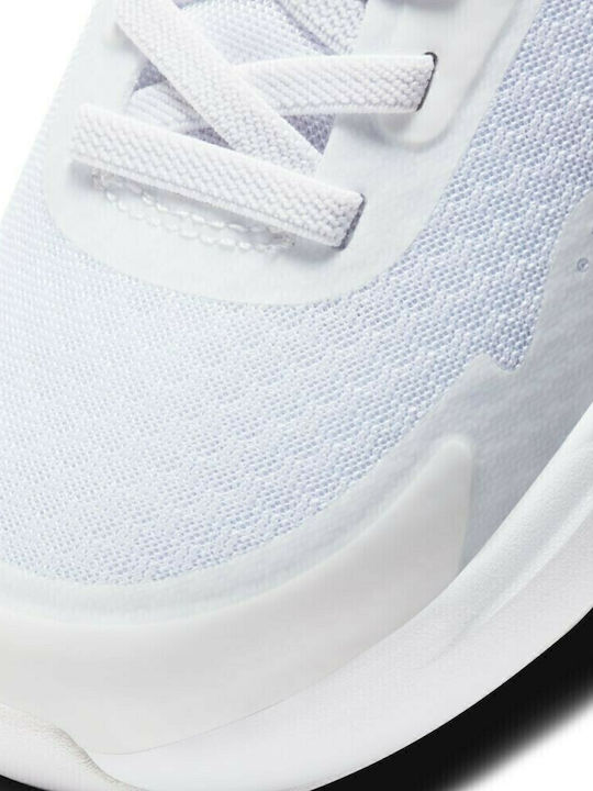 Wearallday PS Kids Sports Shoes Running with Hoop & Loop Closure White