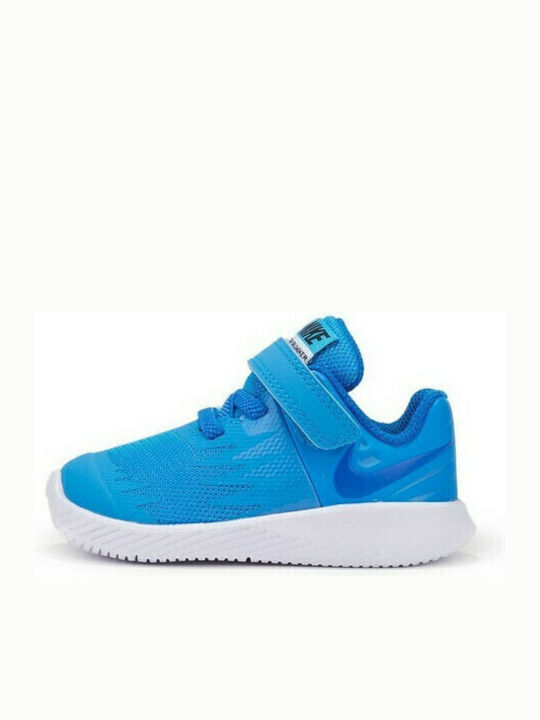 Star Runner Toddler Shoe Star Runner TD Kids Sports Shoes Running with Hoop & Loop Closure Blue