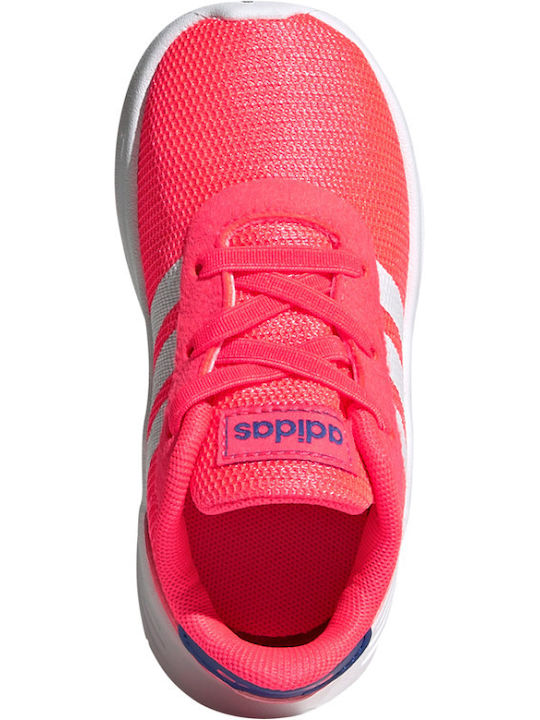 Lite Racer 2.0 I Αθλητικά Παιδικά Παπούτσια Running με Κορδόνια Signal Pink / Cloud White / Power Pink / Coral