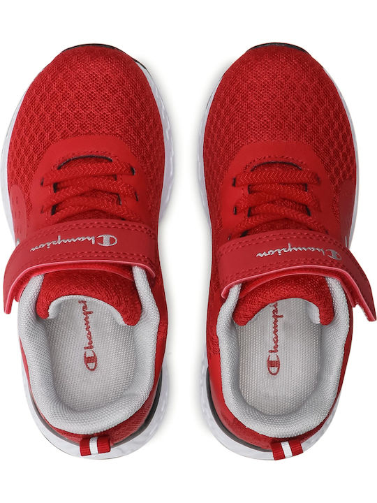 Low Cut Bold B PS Αθλητικά Παιδικά Παπούτσια Running με Σκρατς Κόκκινα