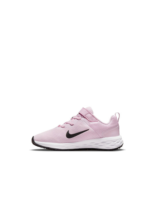 Nike Αθλητικά Παιδικά Παπούτσια Running Revolution 6 Pink Foam / Black  DD1095-608