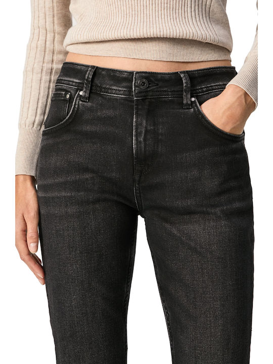 Violet Damenjeans in Karotten-Passform Schwarz