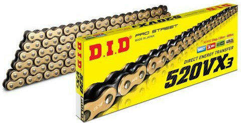 DID Drive Chain 520 for Aprilia Tuono for Honda CBF 250 for Kawasaki KLR 250 104L