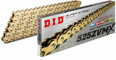 DID Drive Chain 525 for Honda CB 600F Hornet for Kawasaki Ninja ZX - 10 R for Suzuki GSX-R 750 for Yamaha MT-09 110L