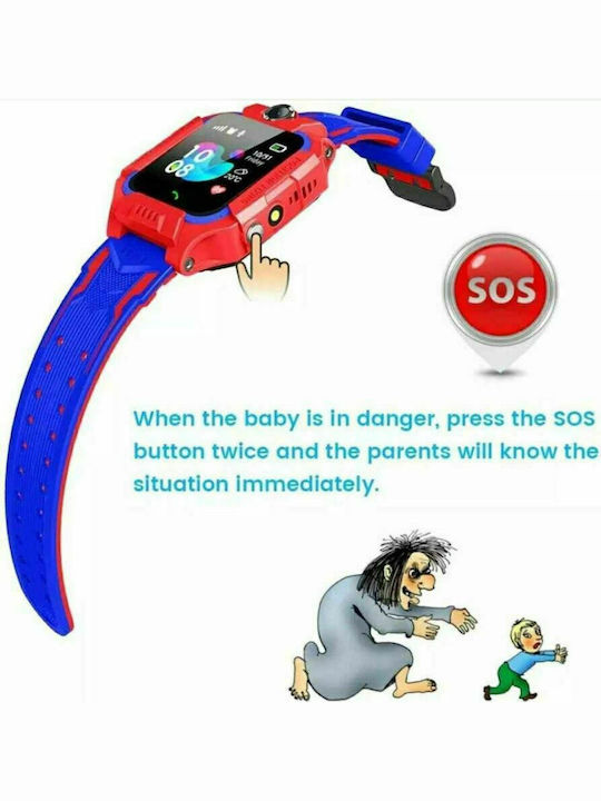 Kinderuhr mit Kamera Rot