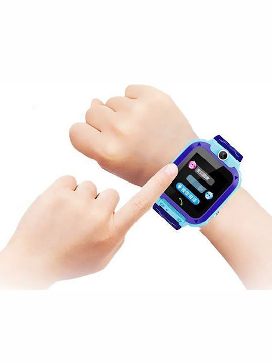 SPM Kids Digital Watch with GPS and Rubber/Plastic Strap Blue